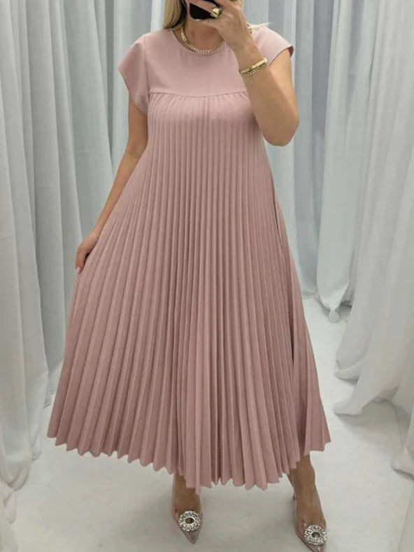 Pleated Maxi Dress